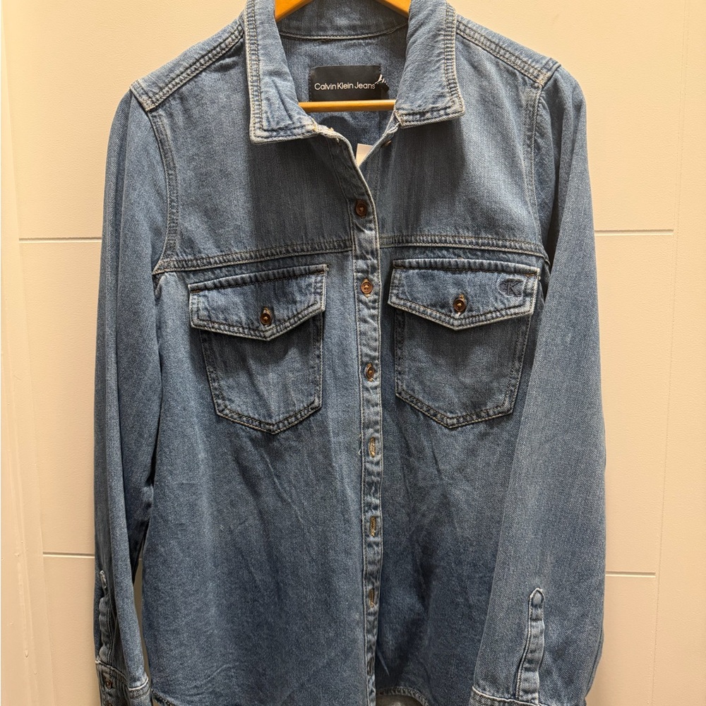 Calvin Klein Jeans Light Blue Denim Shirt